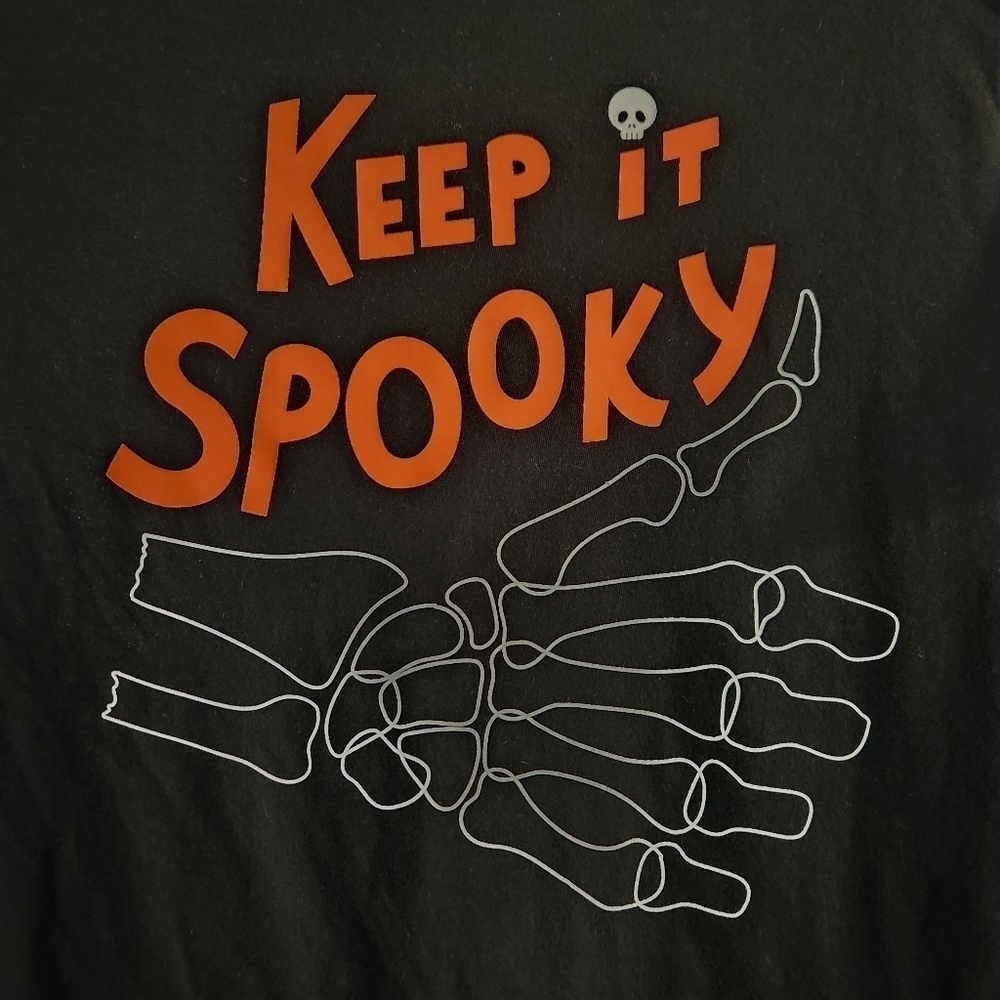 Keep It Spooky - Cat & Jack Halloween Short Sleeve Tshirt - Boys XL (16) - Picture 3 of 6